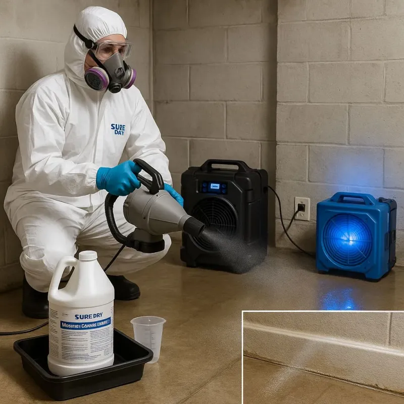 Sanitization and Odor Removal process in Bowling Green, VA