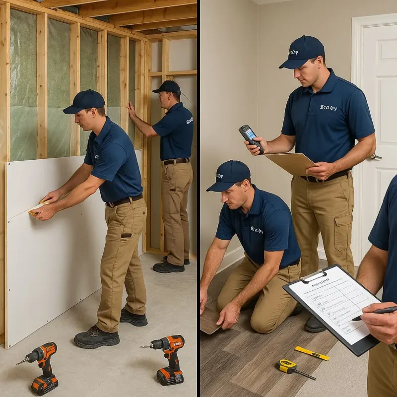 Repairs and Reconstruction process in Bowling Green, VA